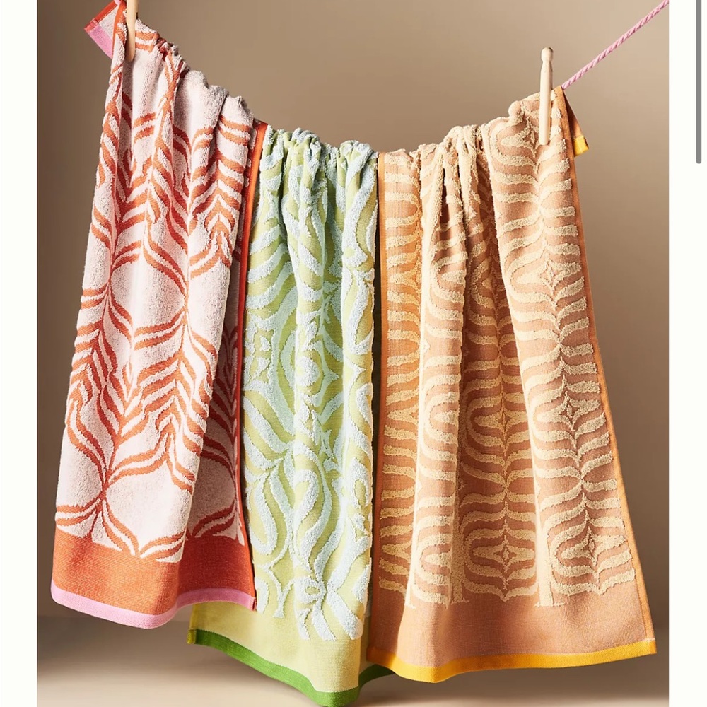 Anthropologie kitchen dish towels set of 3